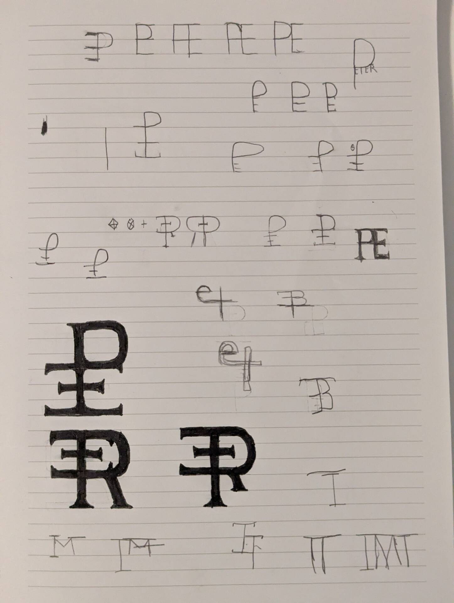 all of my monogram ideas (and some other peoples)